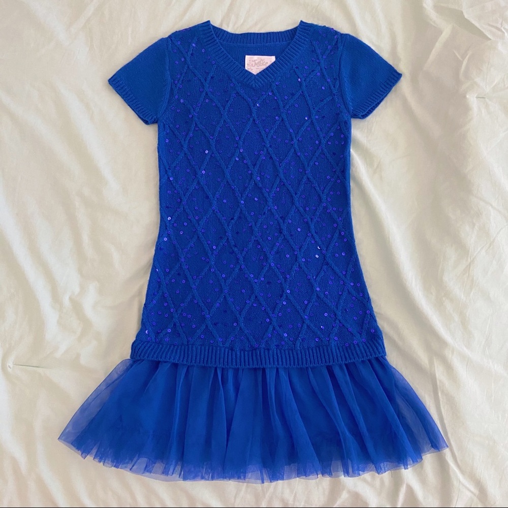 Royal Blue Sequin Dress